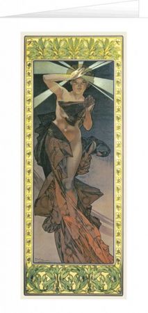 Blahopřání Alfons Mucha – Morning Star 