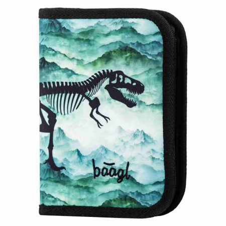 BAAGL Školní penál jednopatrový Dino