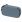 BAAGL Školní penál etue Skate Dust Blue
