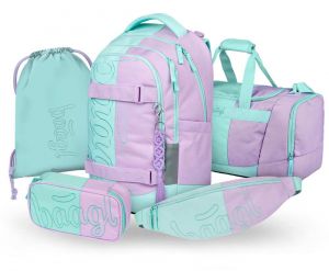 BAAGL SET 5 Skate Max Sweet: batoh, penál, sáček, sportovní taška, ledvinka GRS