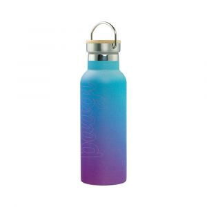BAAGL Termoláhev s bambusovým víčkem Gradient modro-fialová, 500 ml