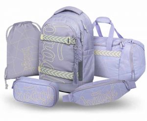 BAAGL SET 5 Skate Max Mishmash: batoh, penál, sáček, sportovní taška, ledvinka GRS