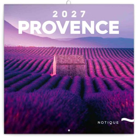 Kalendář nástěnný poznámkový Provence 2027, 30cm x 30cm, PGP-36339-V