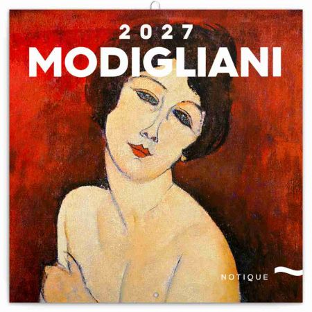 Kalendář nástěnný poznámkový Amedeo Modigliani 2027, 30cm x 30cm, PGP-36992-V