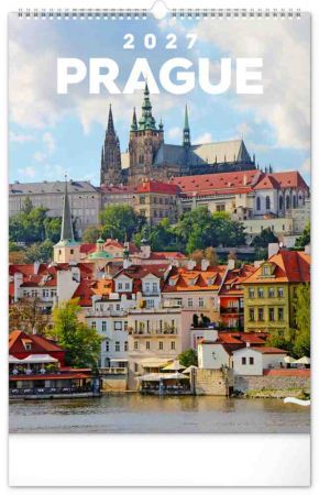 Kalendář nástěnný Praha 2027, 33cm x 46cm, PGN-36848-L