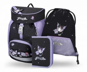 BAAGL SET 3 Airy Kuromi Fortune Dream: batoh, penál, sáček GRS