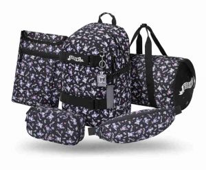 BAAGL SET 5 Skate Kuromi Black: batoh, penál, sportovní taška, ledvinka, obal na notebook
