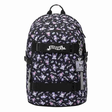 BAAGL Školní batoh Skate Kuromi Black GRS