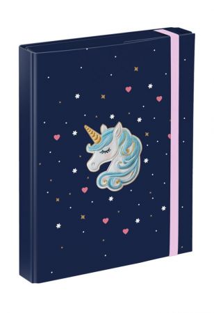 BAAGL Desky na školní sešity A5 Unicorn Gold