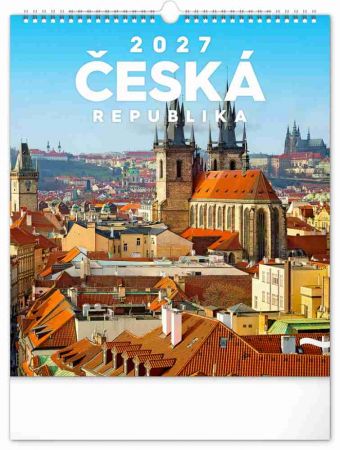 Kalendář nástěnný Česká republika 2027, 30cm x 34cm, PGN-36855-L