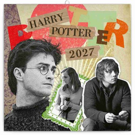 Kalendář nástěnný poznámkový Harry Potter 2027, 30cm x 30cm, PGP-36345