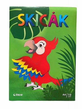 Skicák A4,10 listů