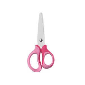Dětské nůžky KEYROAD Soft, 12,5cm, displej, růžové