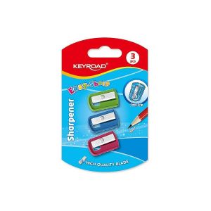 Ořezávátko KEYROAD Slim, 3ks blistr, plastové