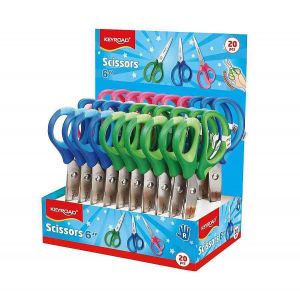 Školní nůžky KEYROAD Soft, 15cm, asort