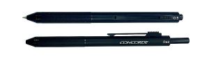 Kuličkové pero CONCORDE Chameleon 4v1, černé tělo