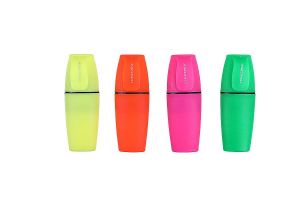 Sada zvýrazňovačů CONCORDE Mini Neon, 4ks blistr