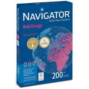 Navigator Office Card A4 Printer Paper 200 gsm Smooth White 250  150archů