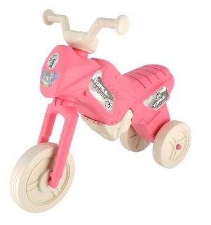 Odrážedlo Enduro Yupee pastelově růžové velké výška sedadla 31cm nosnost do 25kg 12m+