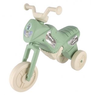 Odrážedlo Enduro Yupee pastelově zelené velké výška sedadla 31cm nosnost do 25kg 12m+