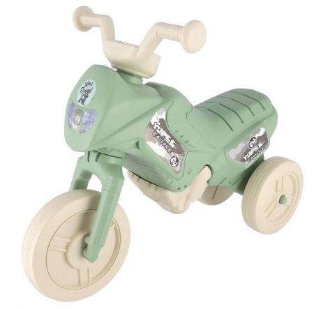Odrážedlo Enduro Yupee pastelově zelené malé výška sedadla 26cm nosnost do 25kg 12m+