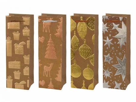 Taška MFP vánoční set 4ks T12 KRAFT mix V29 (120x360x85)