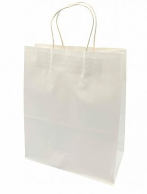 Dárková taška eko 27 × 22 × 11 cm – bílá