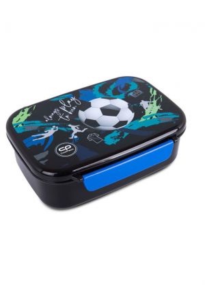 Box na svačinu s přihrádkami - Football Navy