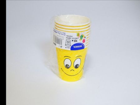 Kelímek papírový Smajlík 0,2 l (82673)