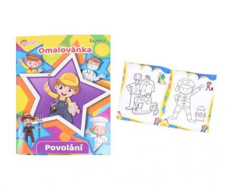 Omalovánka 12 stran Povolání W047054