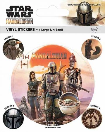 Sada samolepek Mandalorian