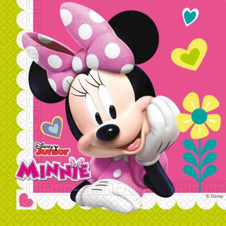 Ubrousky papírové Minnie, 20 ks