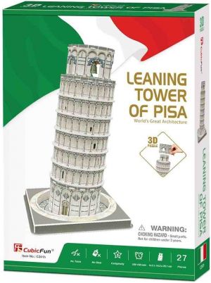 Puzzle 3D Šikmá vež