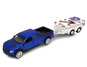 1:52 Ford F-150 SVT Raptor se silničním výstražným vozidlem