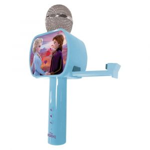 Lexibook bezdrátový karaoke mikrofon Frozen s držákem na telefon