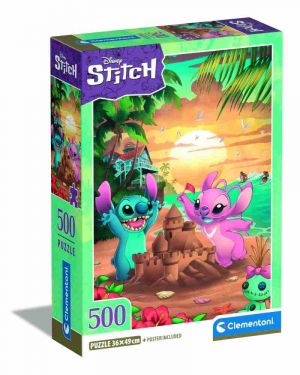 Puzzle 500 dílků Disney Lilo & Stitch - Stitch & Angel