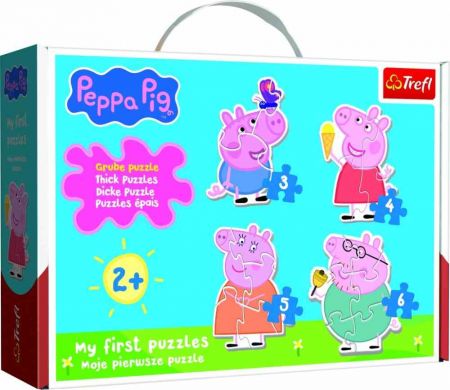 Puzzles - Baby Classic -Malé prasátko mezi přáteli / Prasátko Peppa