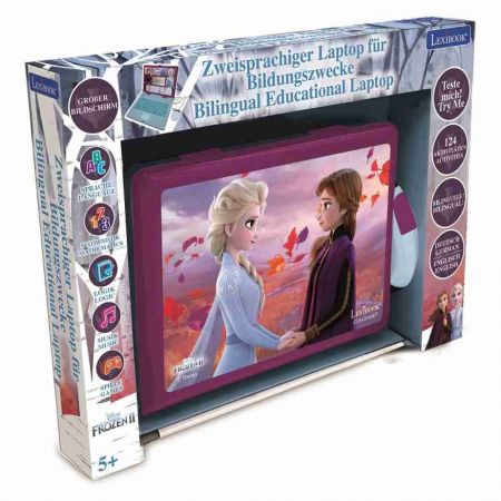 Lexibook česko-anglický vzdělávací notebook Frozen se 124 aktivitami