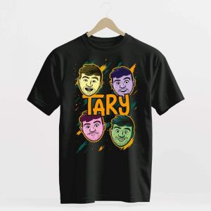 Tary Povoroznyk Tričko Tary faces černé 116-122