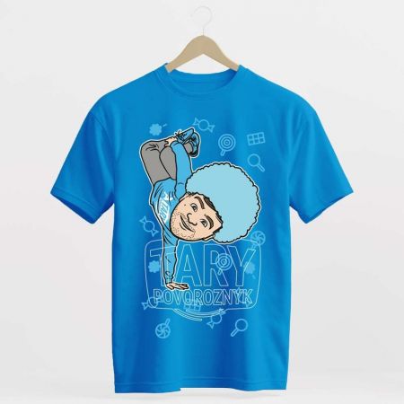 Tary Povoroznyk Tričko cukrová vata modrá S