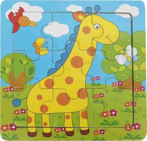 BABU - Edukativní puzzle - Žirafa