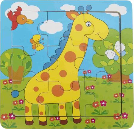 BABU - Edukativní puzzle - Žirafa