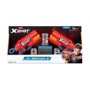 X-SHOT 2x REFLEX 6 (3 plechovky, 16 nábojů)