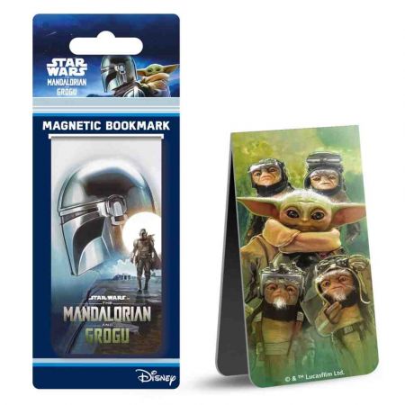 Mandalorian a Grogu záložka magnetická