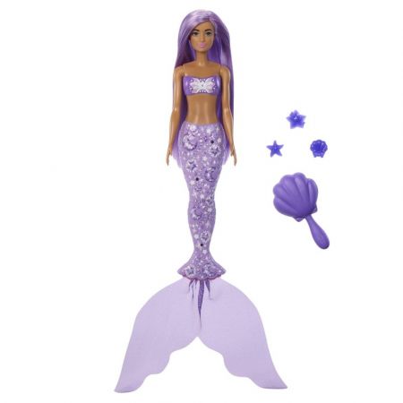 Barbie color reveal Barbie mořská panna s drahokamy