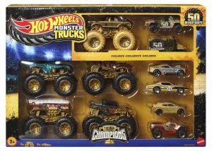 Hot Wheels monster trucks bigfoot 50. výročí set angličáků & trucků