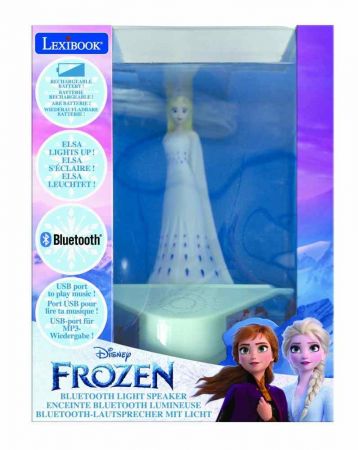 Lexibook bluetooth reproduktor se svítící figurkou Elsa