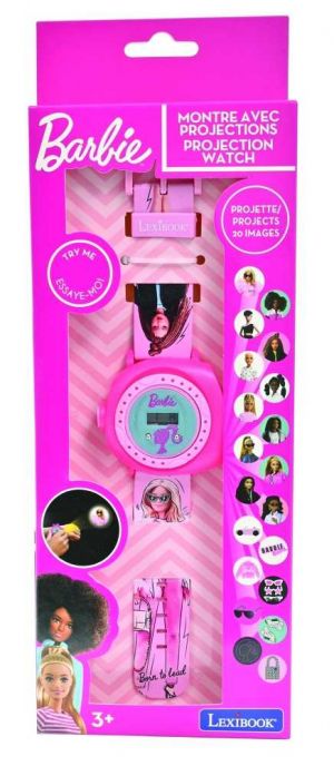 Lexibook digitální promítací hodinky Barbie s 20 obrázky