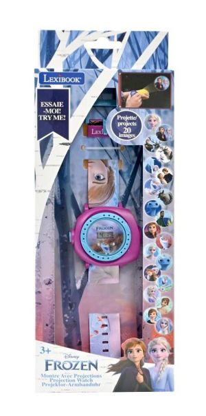 Lexibook digitální promítací hodinky Frozen s 20 obrázky