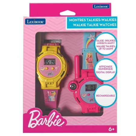 Lexibook hodinky Barbie s vysílačkou s dosahem 200 m